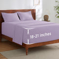 Bedsure Deep Pocket Queen Sheets Set - Deep Fit, Moisture Wicking