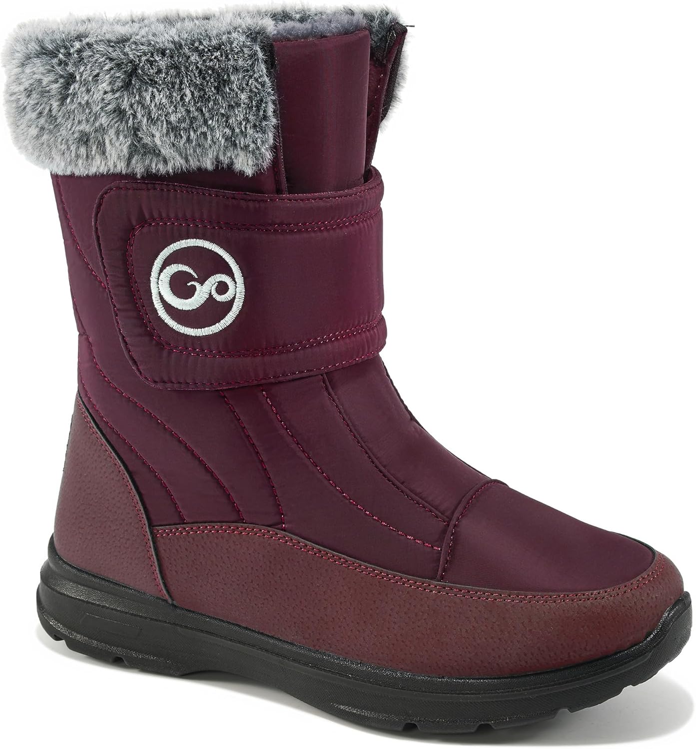 Snow Boots for Women: Warm Fur Lining Mid Calf Waterproof