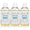 Antibacterial Body Wash 8 oz (3-Pack) - Gentle Unscented Cleanse