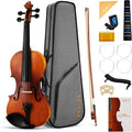 Fesley Violin Fiddle Beginner Set 1/2 - Complete Student Starter Kit