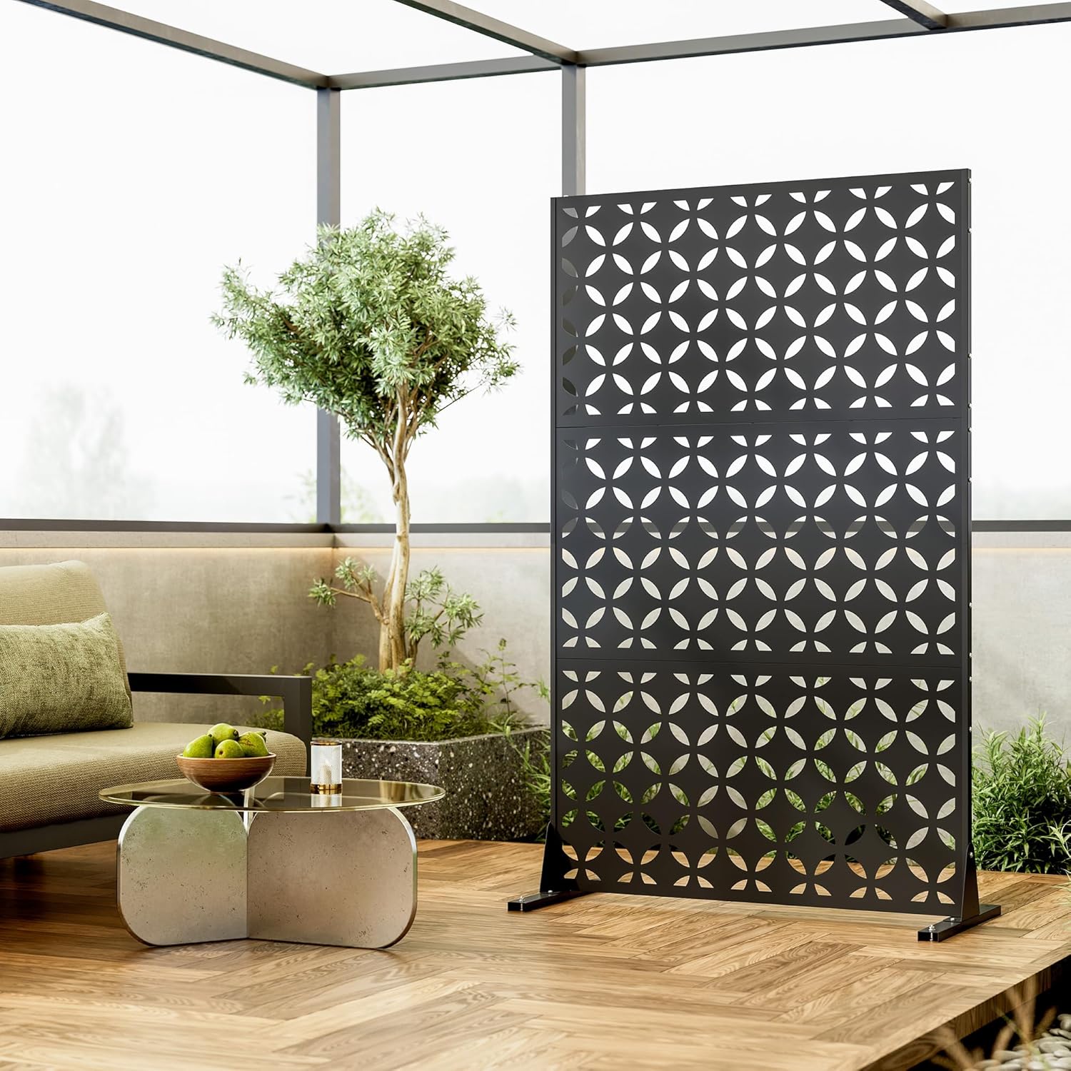 Heavy-Duty Outdoor Privacy Screen for Patio and Balcony Use