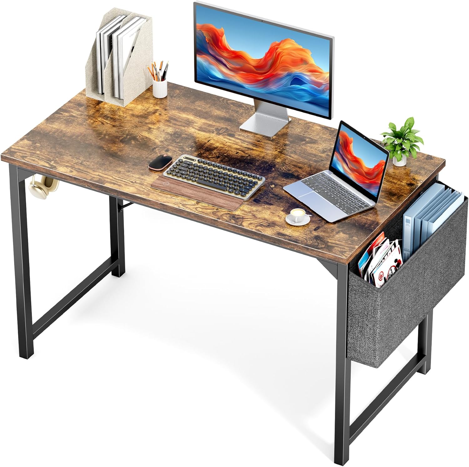 47 Inch Computer Office Desk for Small Spaces by OLIXIS