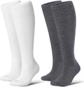 Thick Merino Wool Compression Socks 20-30mmHg - Knee High Support