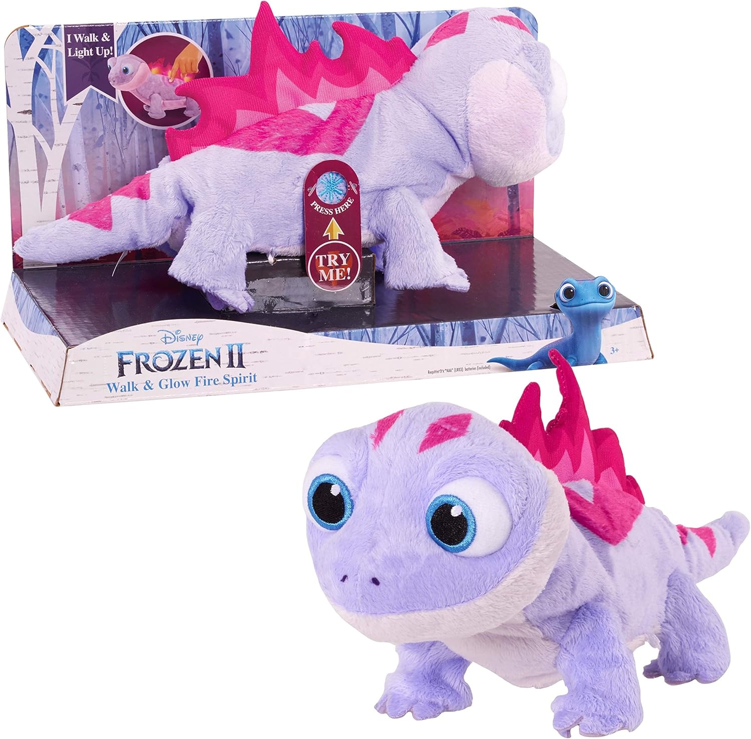 Disney Frozen 2 Bruni Walk & Glow - Lights & Sounds Fun!