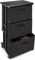 3-Drawer Fabric Dresser - Organize in Style!