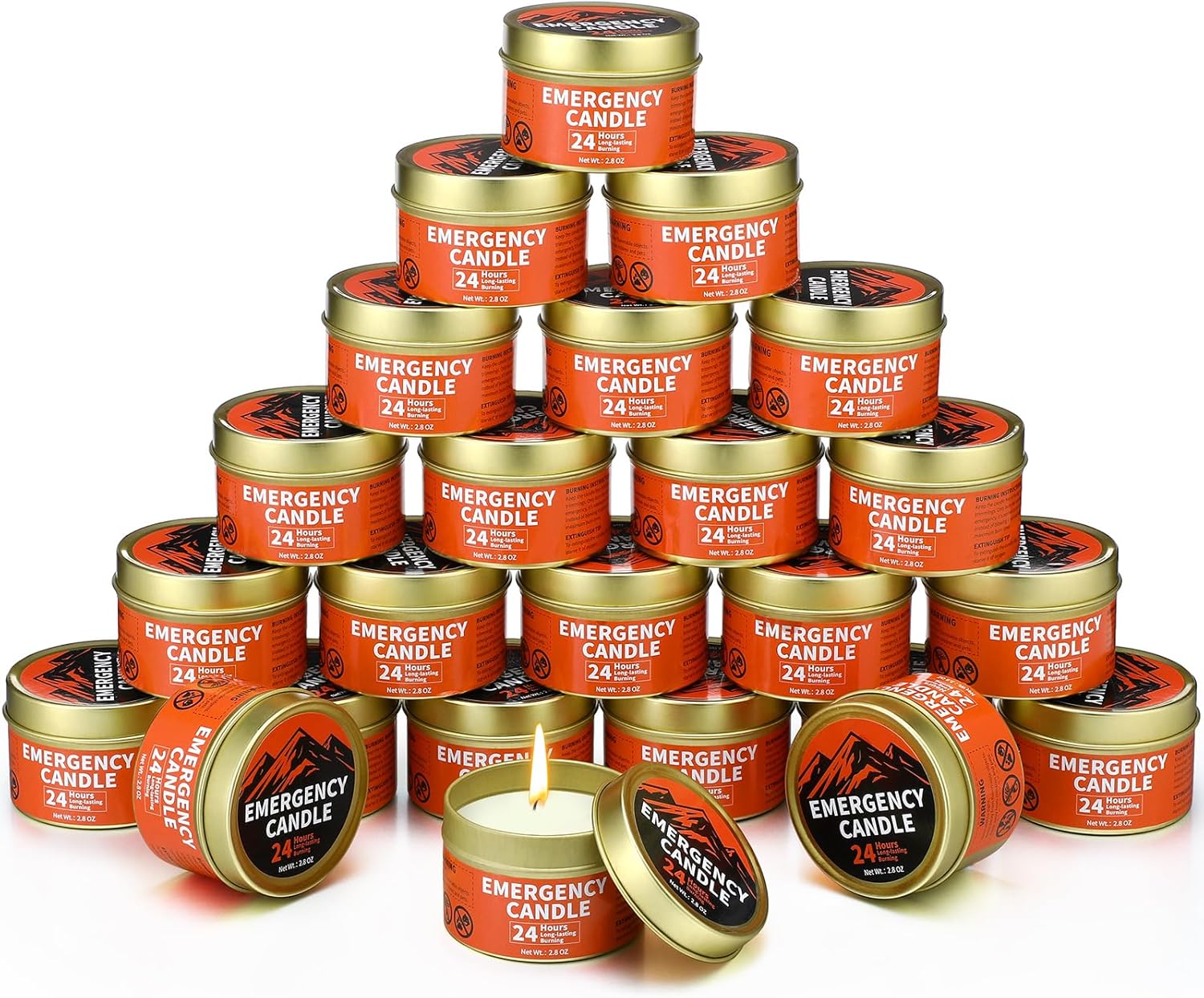 Emergency Candles for Power Outages and Outdoor Activities