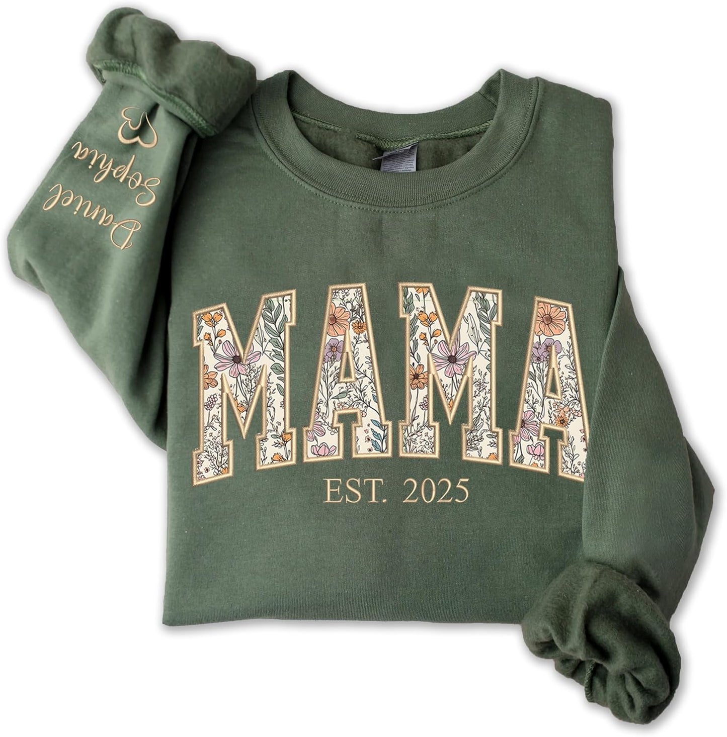 Personalized Floral Grandma Sweatshirt | Unique Mother's Day Gift