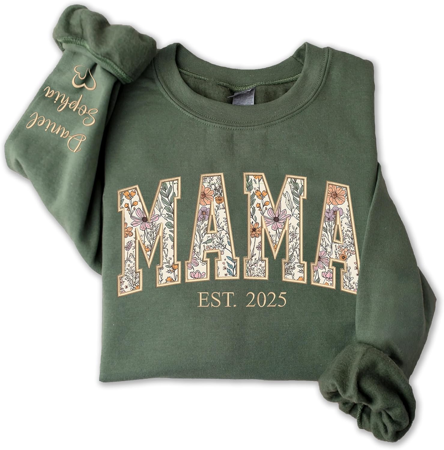 Personalized Floral Grandma Sweatshirt | Unique Mother's Day Gift