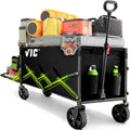 Collapsible Folding Wagon Extra Long Extender Wagon Cart - Heavy Duty