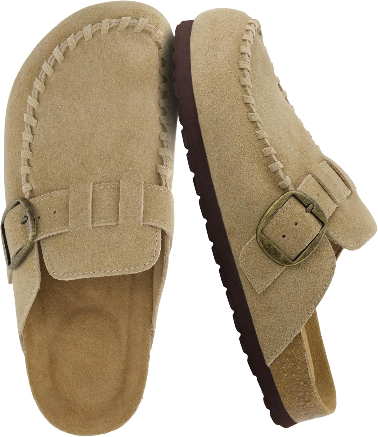 CUSHIONAIRE Canoe Genuine Suede Clogs for Women Footwear