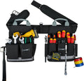 Electrician Padded Tool Belt Work Apron Tool Pouch Rig - Durable