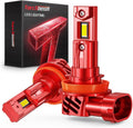 Torchbeam H11 Bulbs Kit: 800% Brighter Fog Lights for Safety