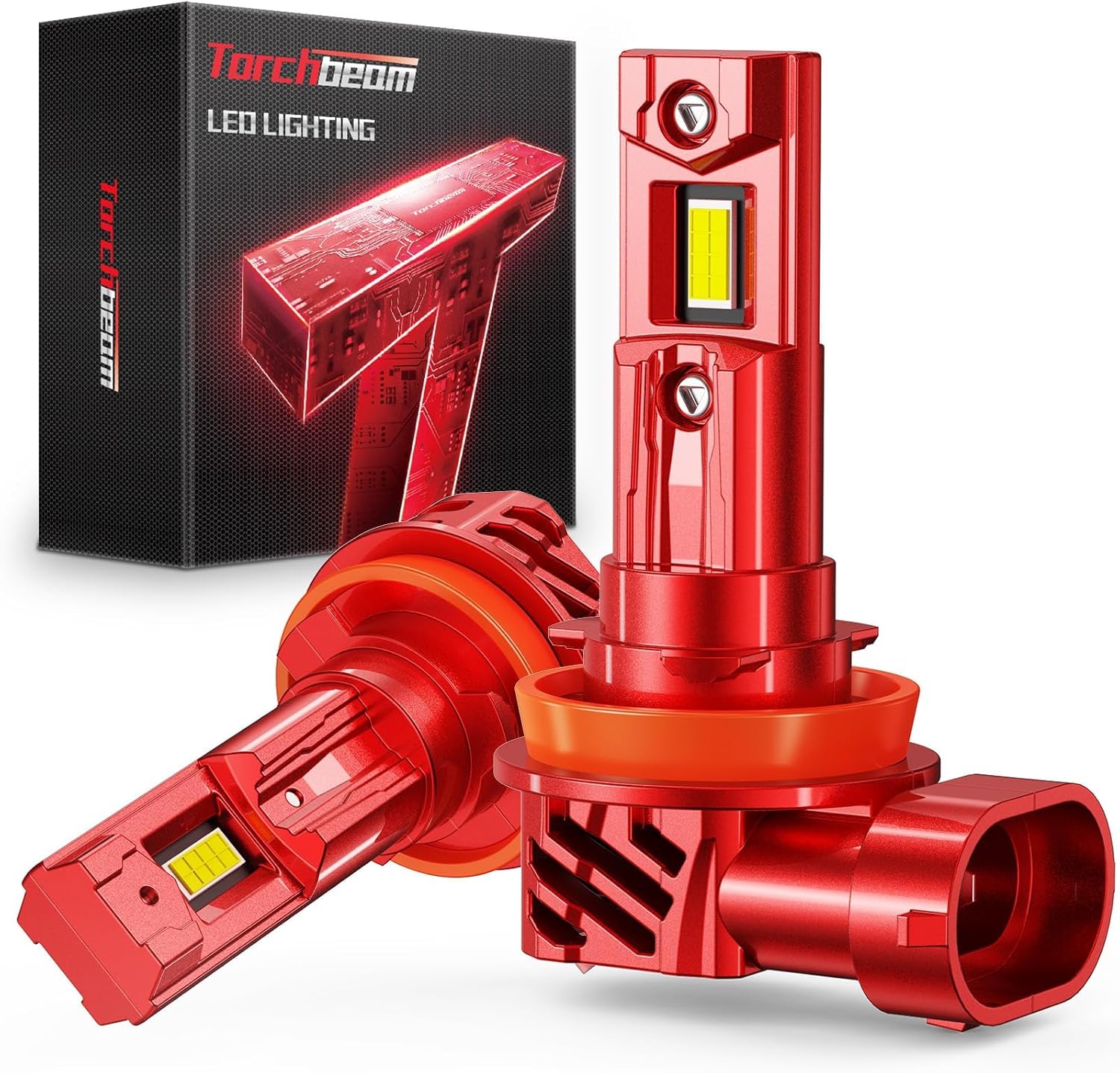 Torchbeam H11 Bulbs Kit: 800% Brighter Fog Lights for Safety
