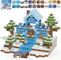 Magnetic Blocks 100pcs Ice Castle Set for Kids Ages 4-8 - Creative