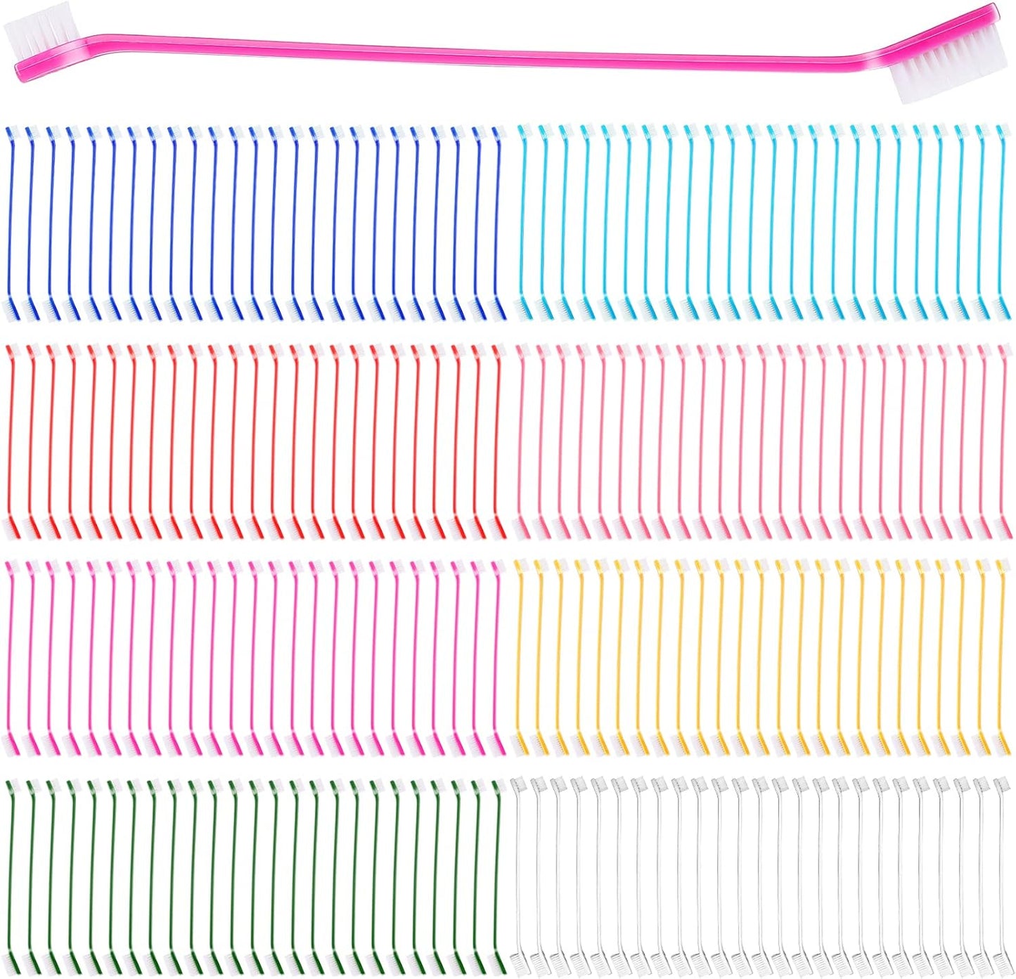 200 Count Dog Toothbrush Bulk for Effective Pet Dental Care