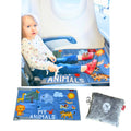 Airplane Seat Extender for Kids Cool Grey - Travel Toddler Bed