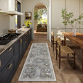 Washable Runner Rug 2ft6in x 8ft - Stain Resistant, Low Pile Runner