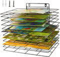 Art Drying Rack for Classroom Paint Drying Rack Wall-Mounted - Compact