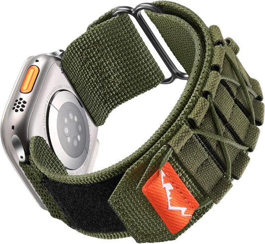 Rugged Nylon Band for Apple Watch - Compatible with Ultra/SE Series