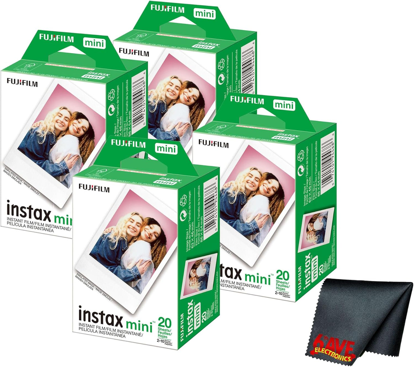 Fujifilm Instax Mini Instant Camera Film Bundle for Memories