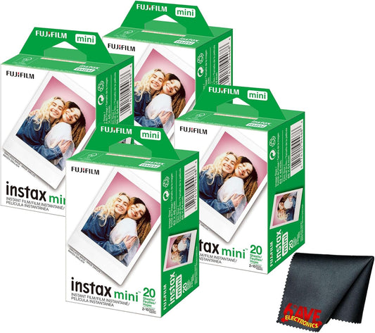 Fujifilm Instax Mini Instant Camera Film Bundle for Memories