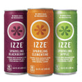 IZZE Sparkling Juice 3 Flavor Variety Pack, Pack of 24 - Refreshing