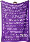 Get Well Blanket 80 x 60 in - Inspirational Feel Better Gift