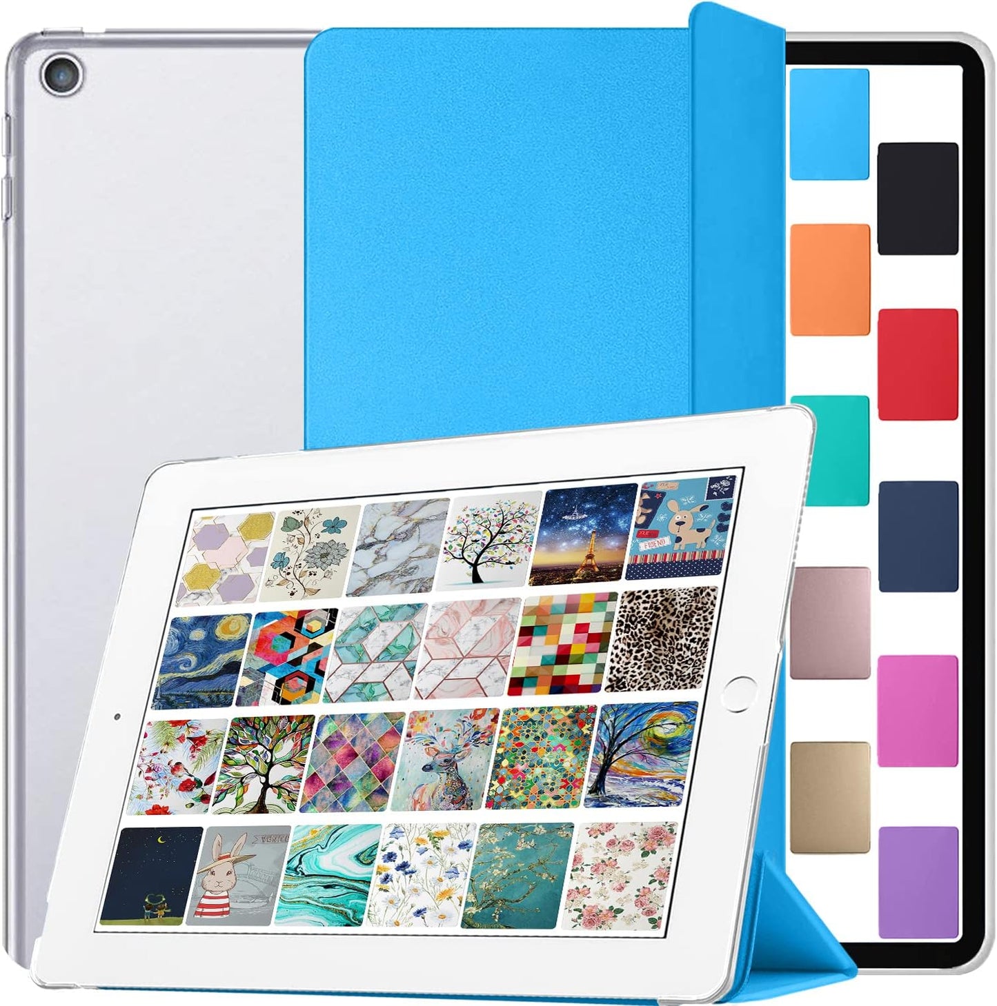 DuraSafe iPad 9.7 Inch Case with Translucent Frosted Hard Back