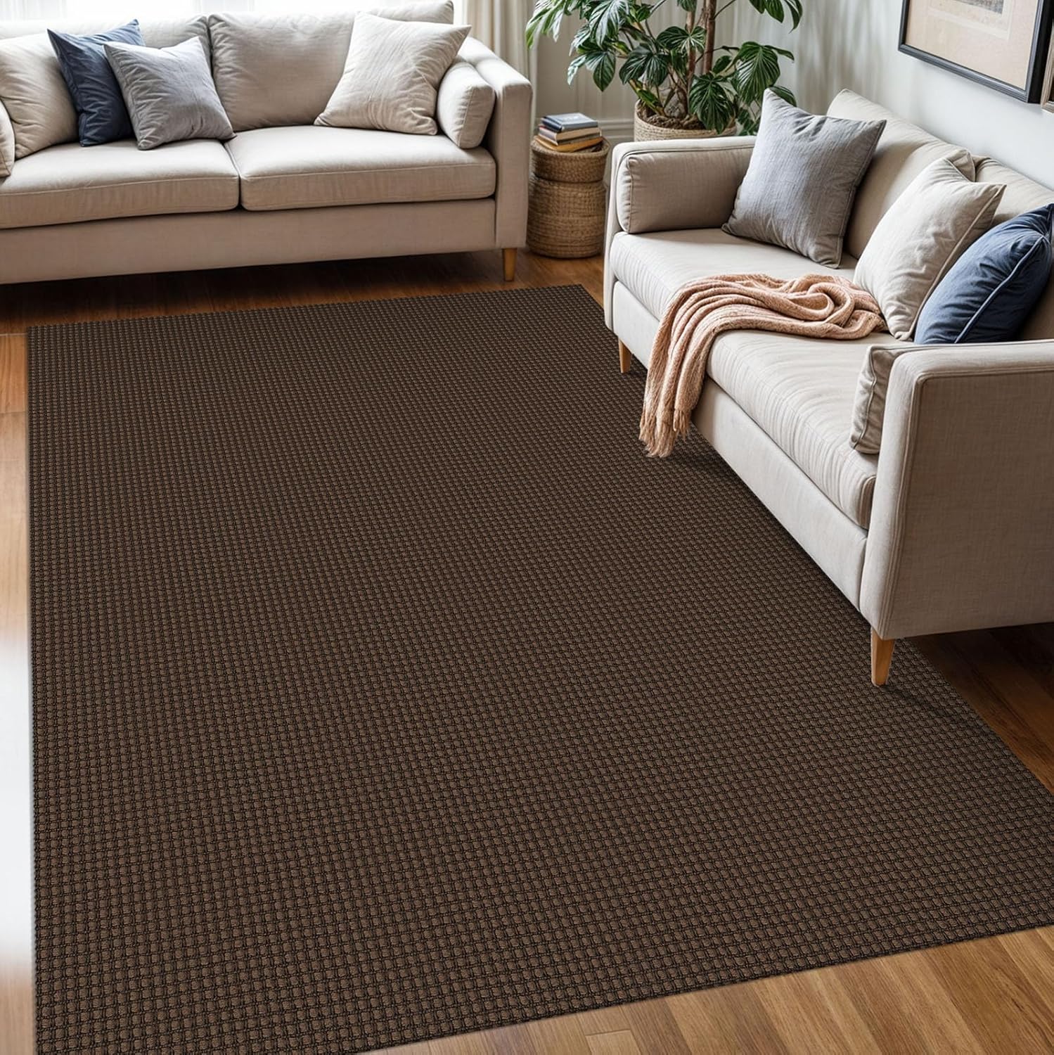 KOZYFLY Washable Area Rug 5x7 ft for Cozy Living Spaces