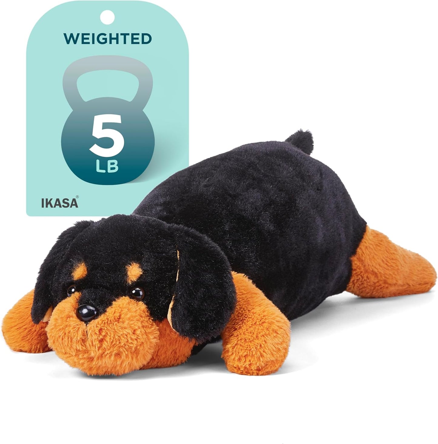 IKASA 5lbs Weighted Stuffed Animal Dachshund Dog for Kids