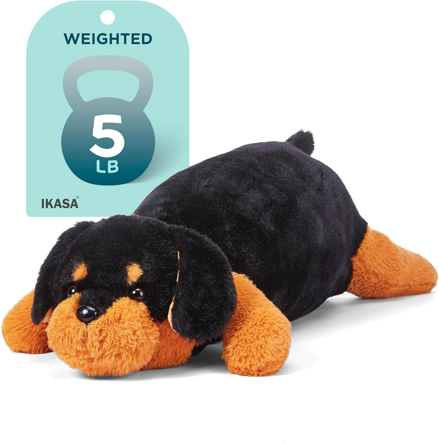 IKASA 5lbs Weighted Stuffed Animal Dachshund Dog for Kids