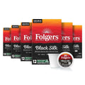 Folgers Black Silk Dark Roast K-Cup Pods, 72 Count - Smooth, Bold Cup