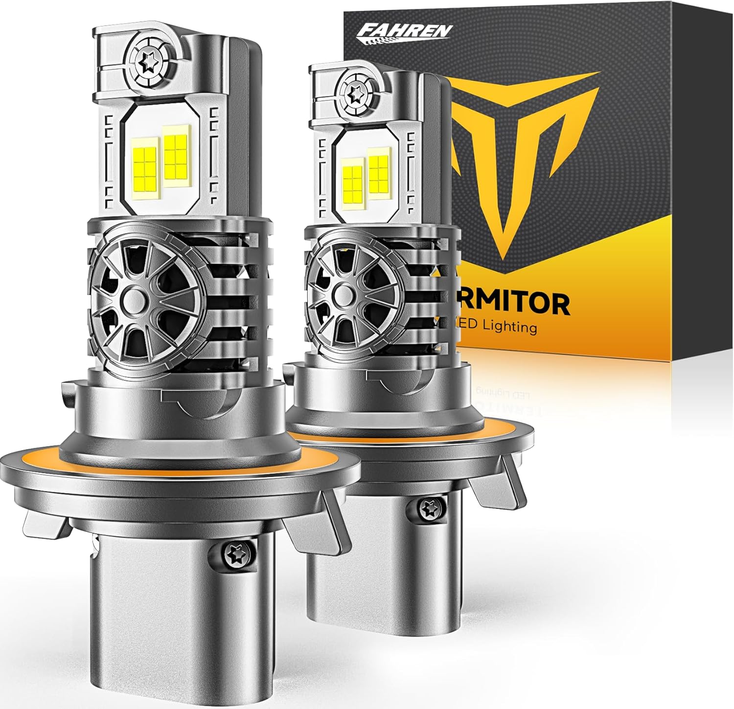Newest H13/9008 Bulbs with 33000LM Brightness for Safety