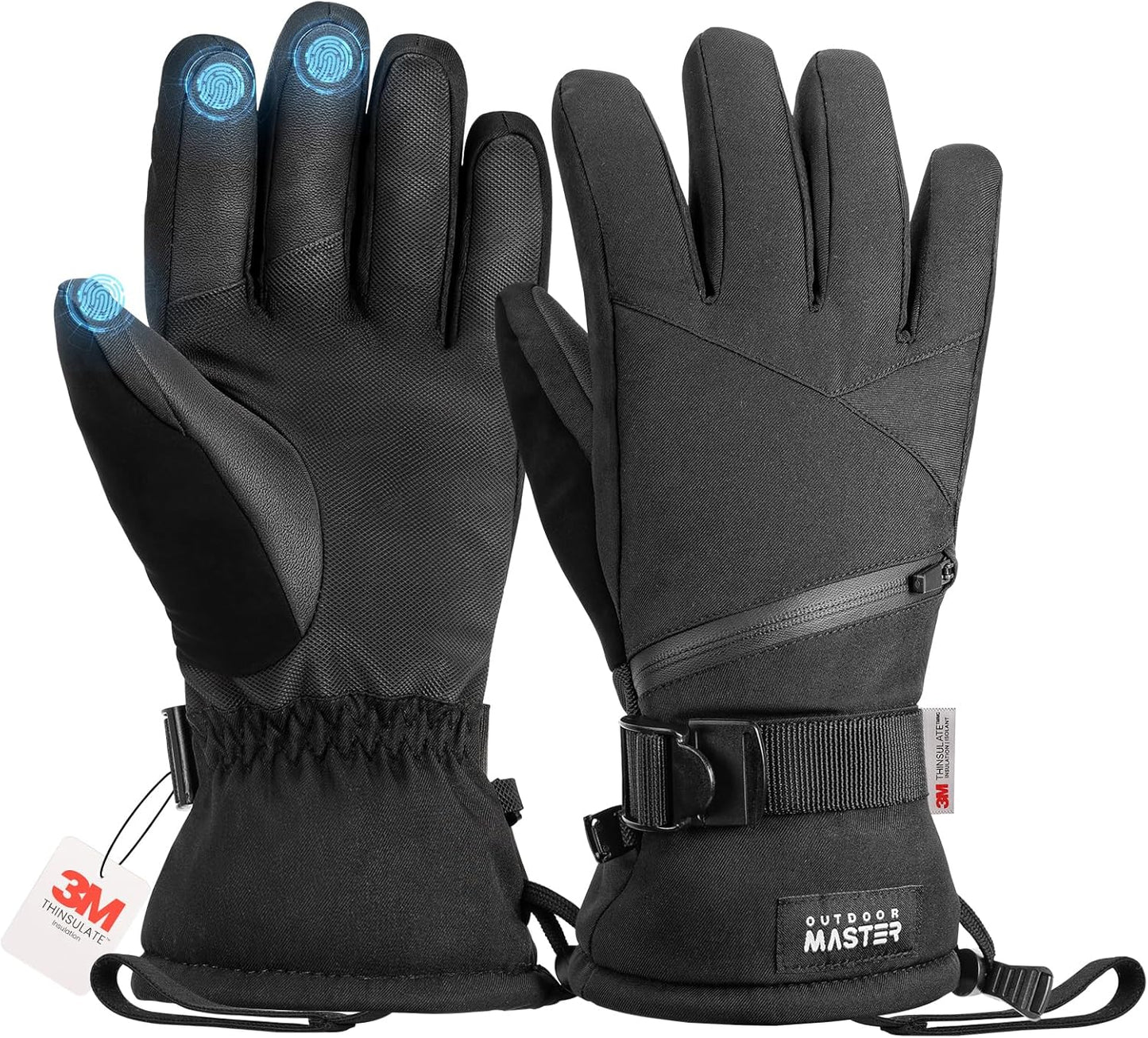 3M Thinsulate Winter Gloves - Waterproof & Windproof