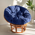 Papasan Chair Cushion with Corduroy Cover 48 x 48 in - Supportive