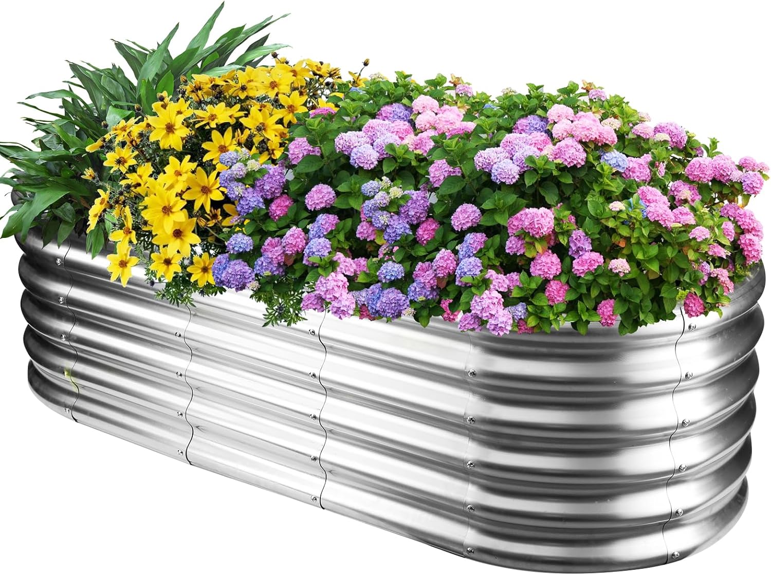 17 Tall Outdoor Garden Raised Bed Kit for Flowers and Vegetables