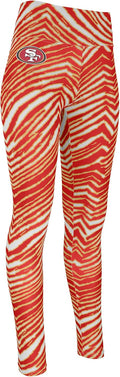 NFL Women's Full Length High Waist Leggings with Pockets - XS to 3XL