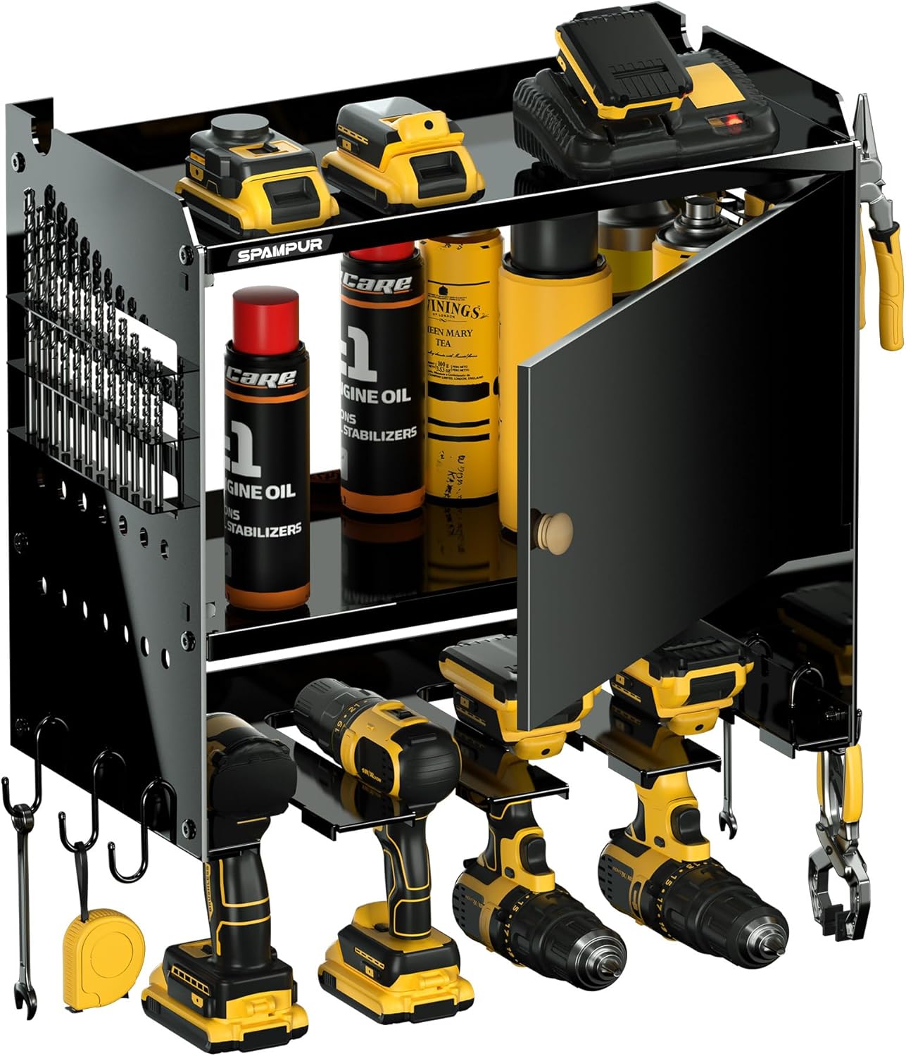 Maximize Garage Space with Heavy Duty Tool Organizer