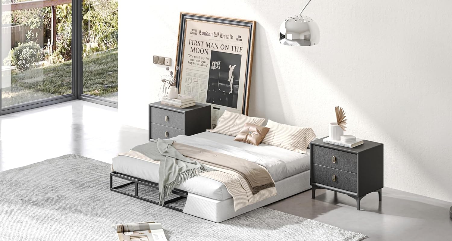 Queen Box Spring 5 Inch, Easy Assembly, Heavy Duty Support