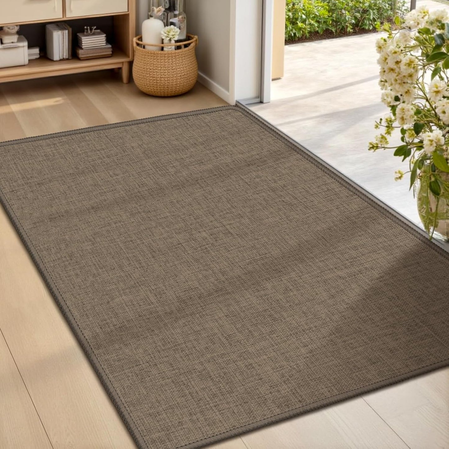 LEKEEPGO Ultra Thin Indoor Door Mat for Clean and Safe Entryways