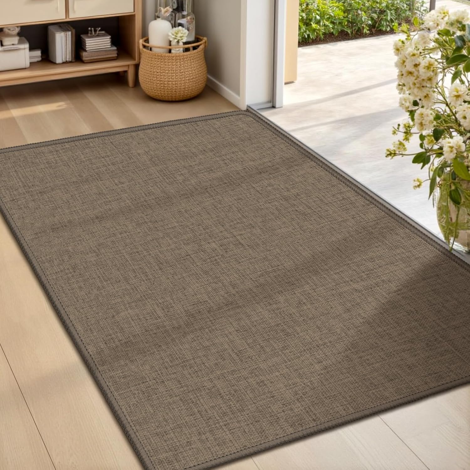 LEKEEPGO Ultra Thin Indoor Door Mat for Clean and Safe Entryways