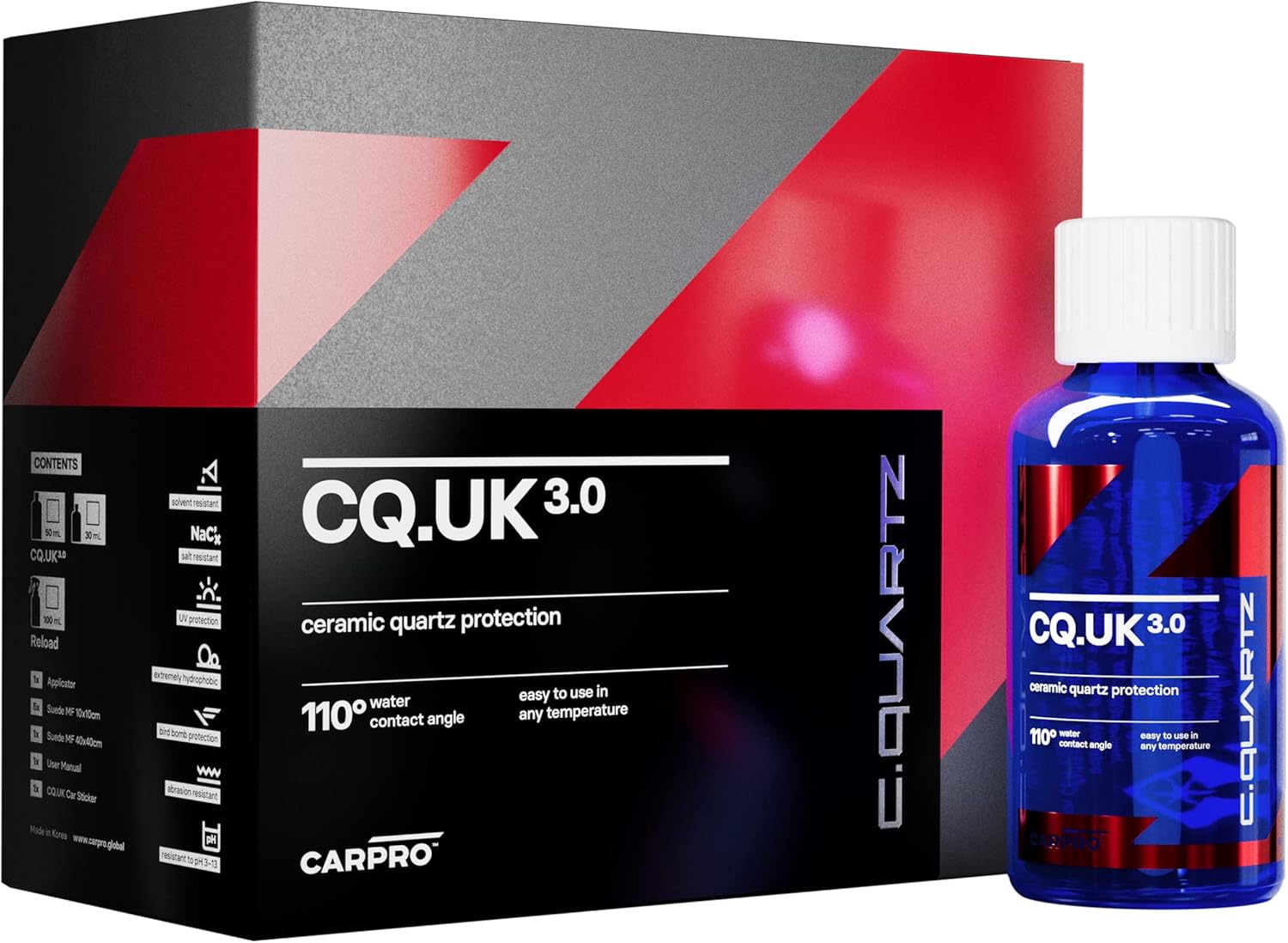 CQUARTZ UK 3.0 Ceramic Coating for Cars - 50ml Kit Review