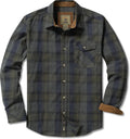 CQR Men's Flannel Shirt in All Cotton for Outdoor Adventures