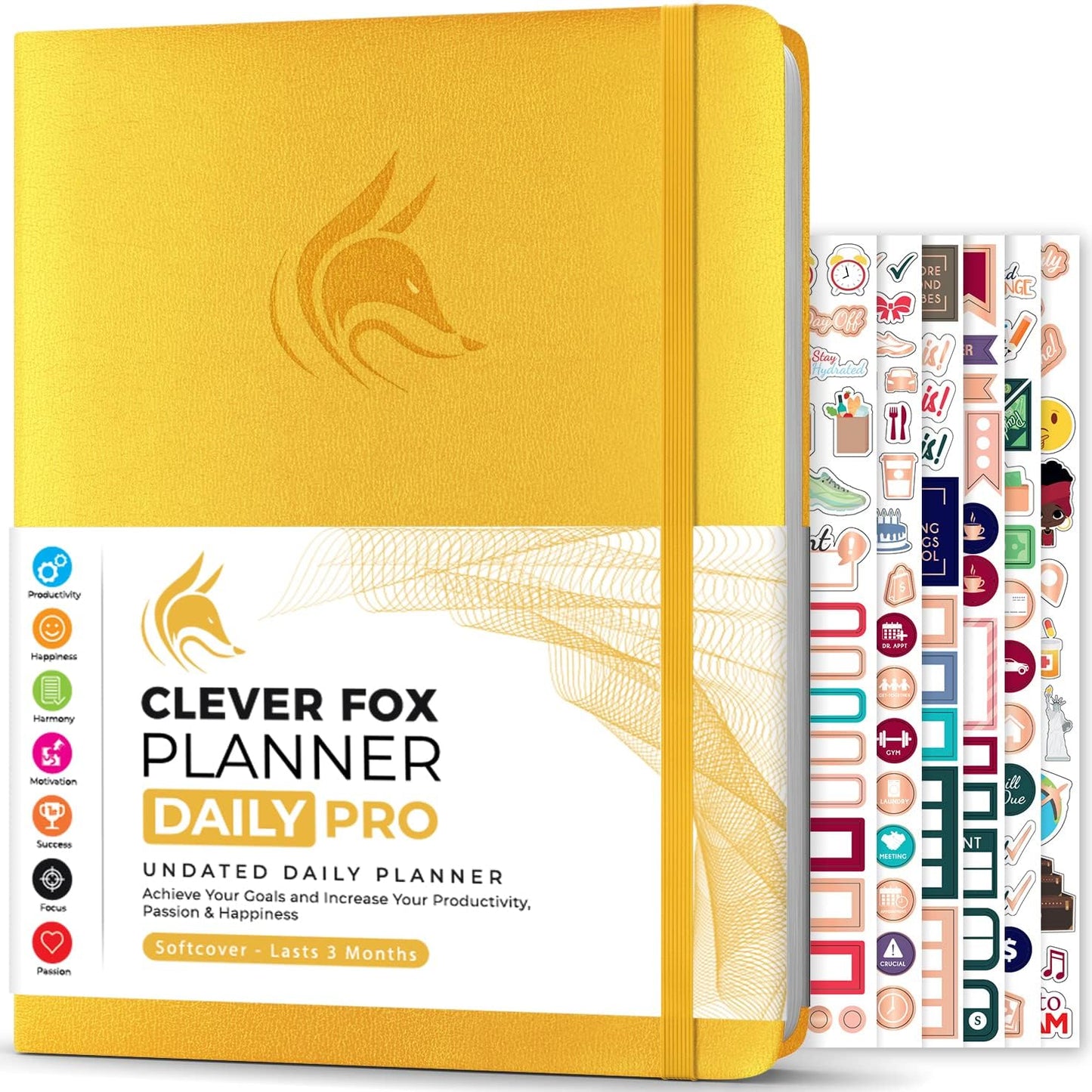 Clever Fox Planner Daily PRO - A4 Size Daily Life Planner