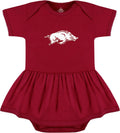 Creative Knitwear College Baby Picot Bodysuit Dress - Team Logo colors