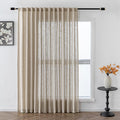 Boho Curtains Farmhouse Living Room Drapes 100in x 90in - Light