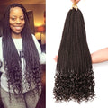 7 Packs 24 in Boho Goddess Box Braids Crochet Hair - Prelooped, Soft