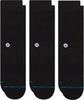 Stance Icon Classic Casual Crew Socks 3-Pack - Cushioned Comfort
