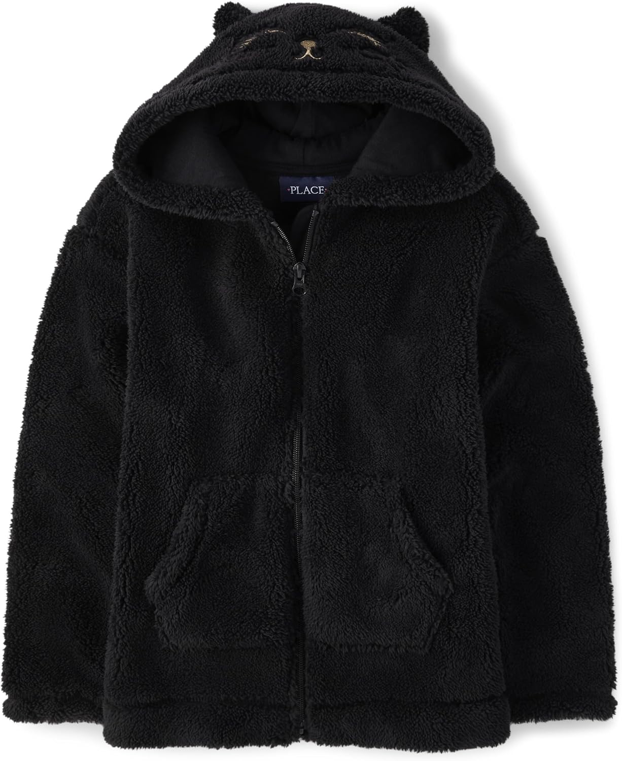 Cozy Sherpa Hooded Coat for Girls