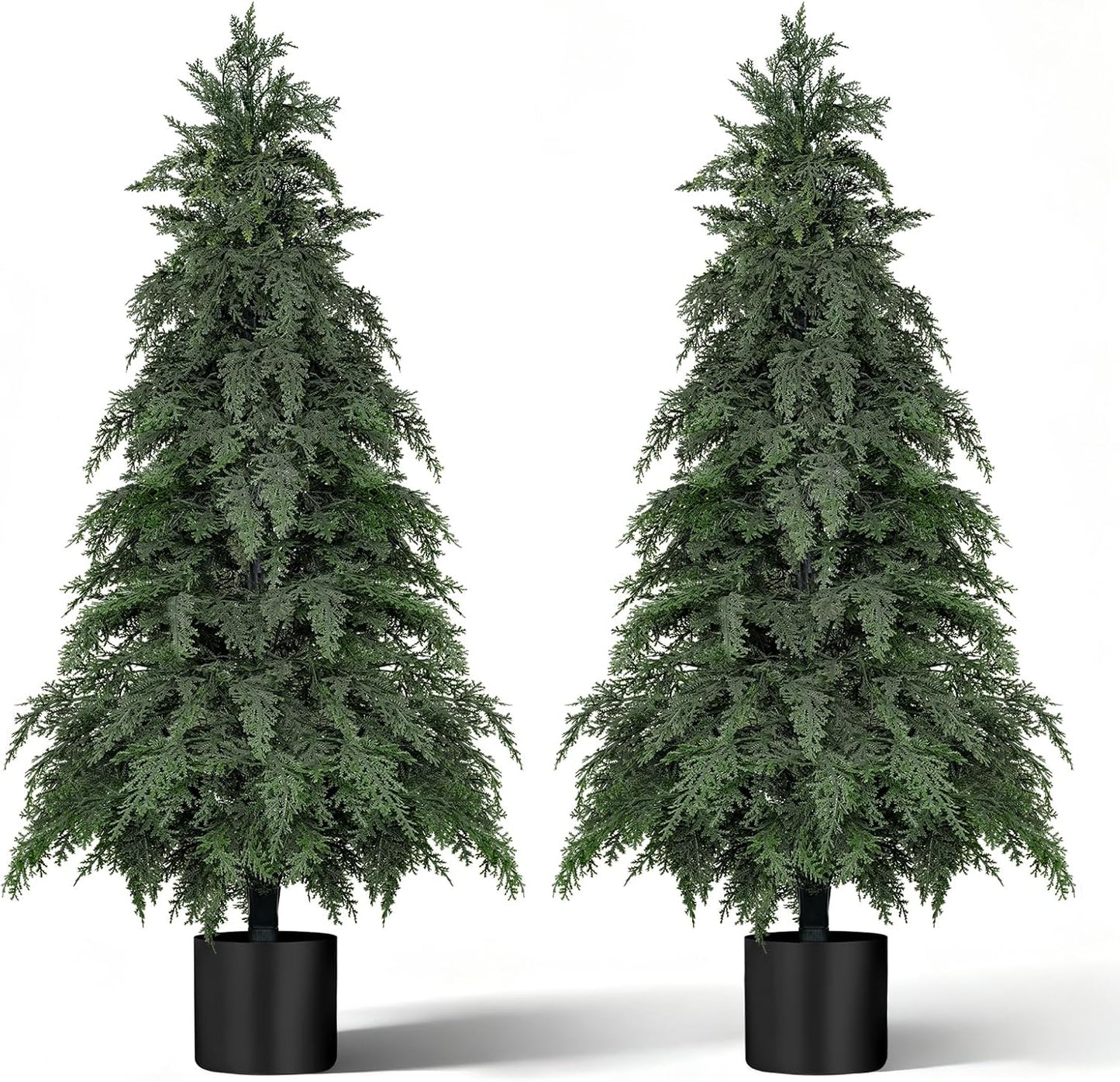 4FT Artificial Topiary Tree for Outdoor Christmas Decor